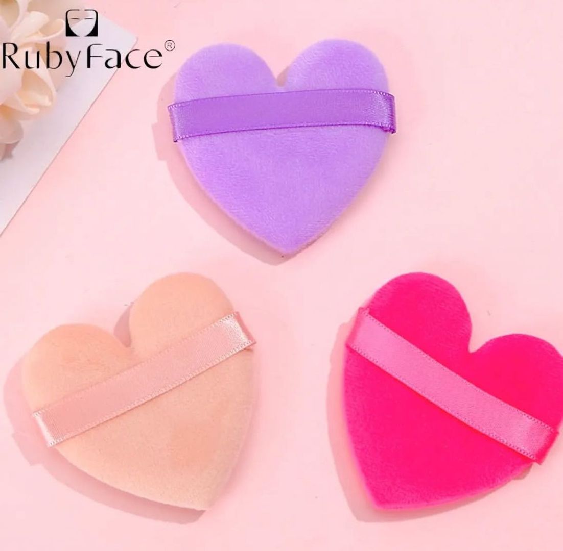 ESPONJA DE MAQUILLAJE DE CORAZÓN RUBY FACE FAJ2410-676