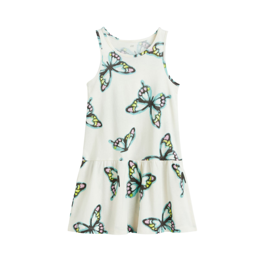 6/7 Vestido Mariposas H&M