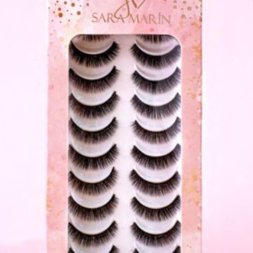 Imagen del producto Sara Marín Pestañas x 10 Ref 129