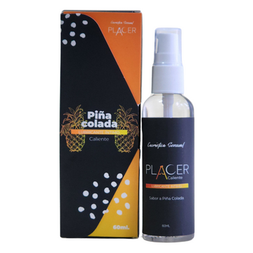 Placer caliente - piña colada - 60ml - Lubricante + caja juego. - imagen 1