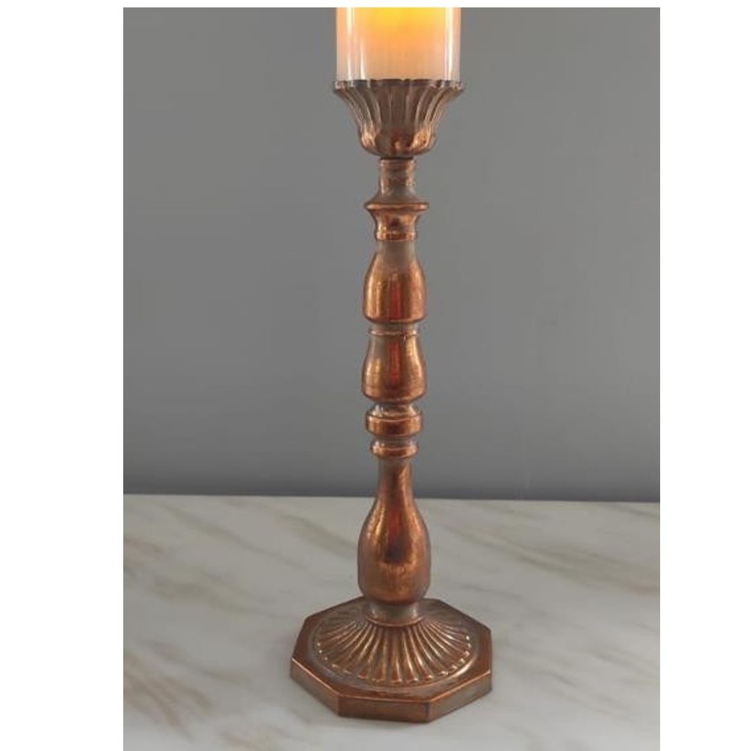 Porta Vela Rose Gold