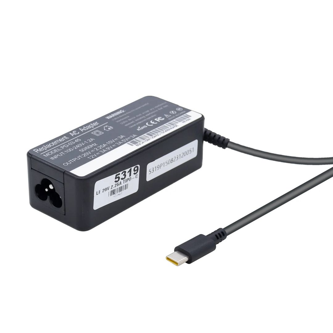 LENOVO 20V 2.25A Tipo C