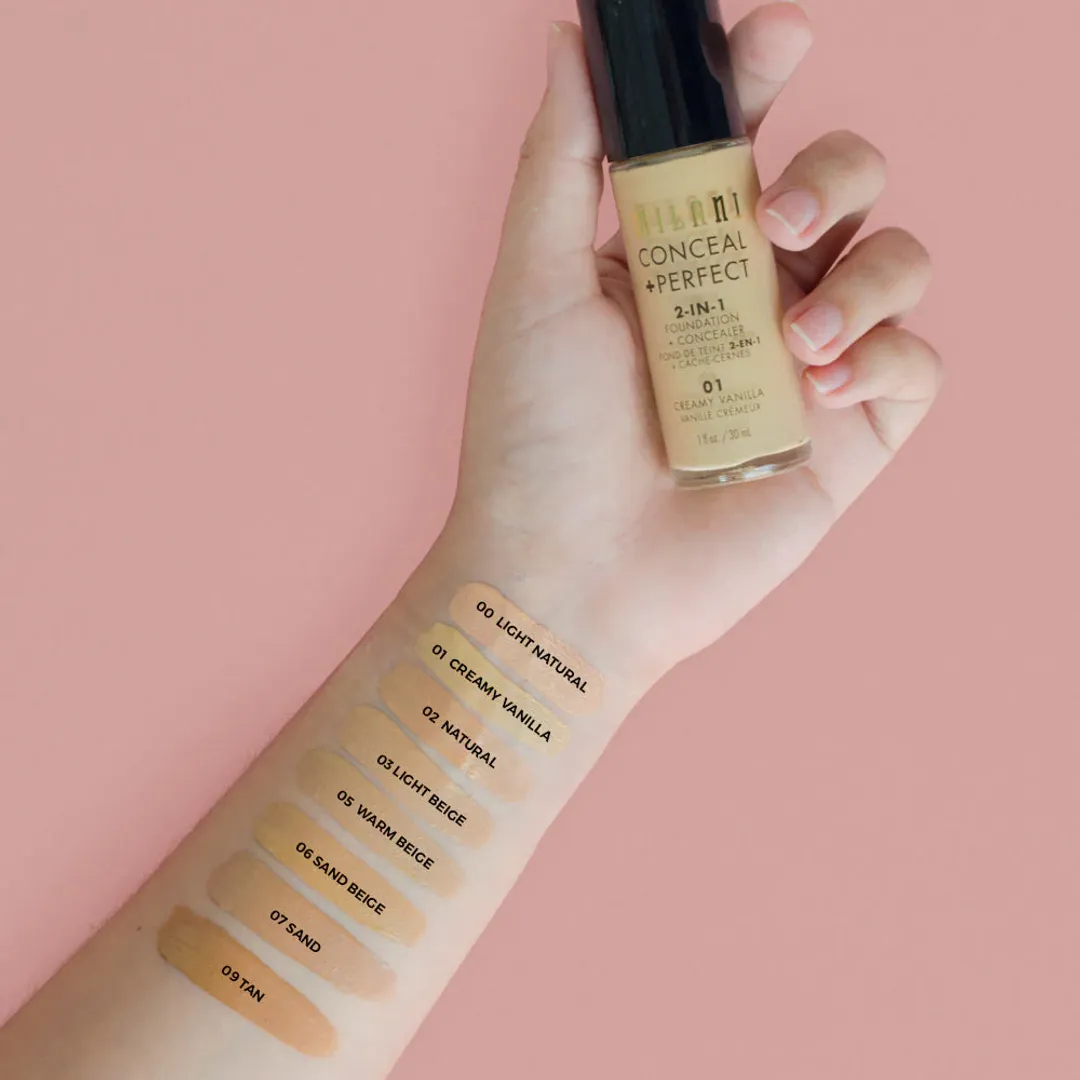 BASE CONCEAL + PERFECT MILANI 