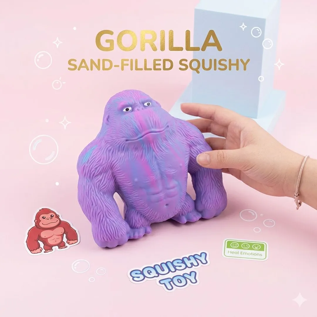 squishy grande gorila neon textura arena 
