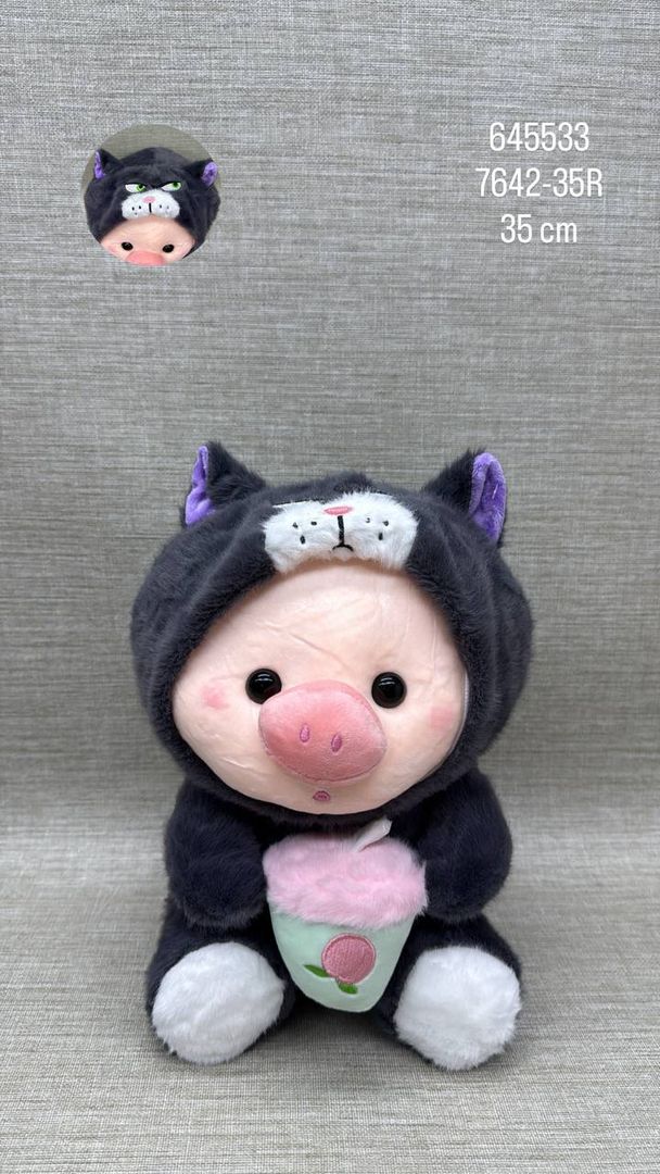 CERDITO DISFRAZADO DE LUCIFER 35 CM