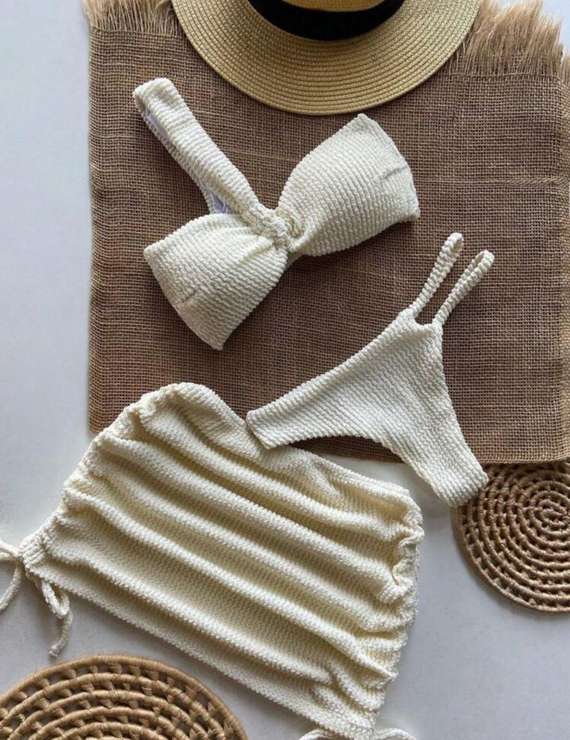 VESTIDO DE BAÑO X3 TALLA (XS)