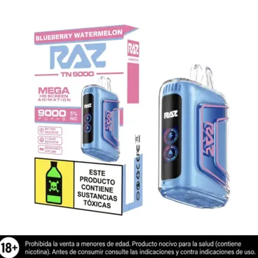 Imagen del producto Raz Tn Blueberry Watermelon 9.000 Puffs