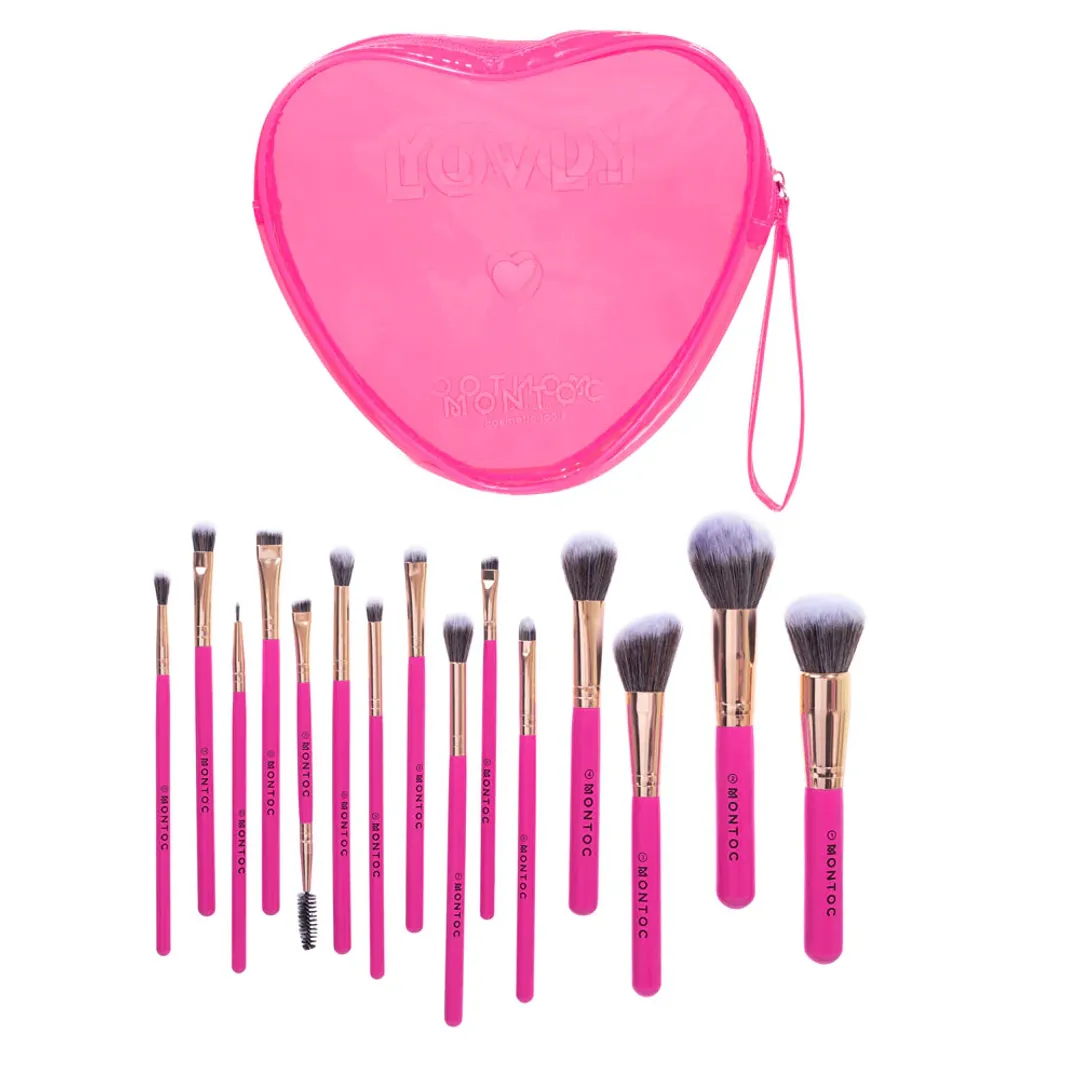 KIT BROCHAS PURPLE LOVLY X15 MONTOC
