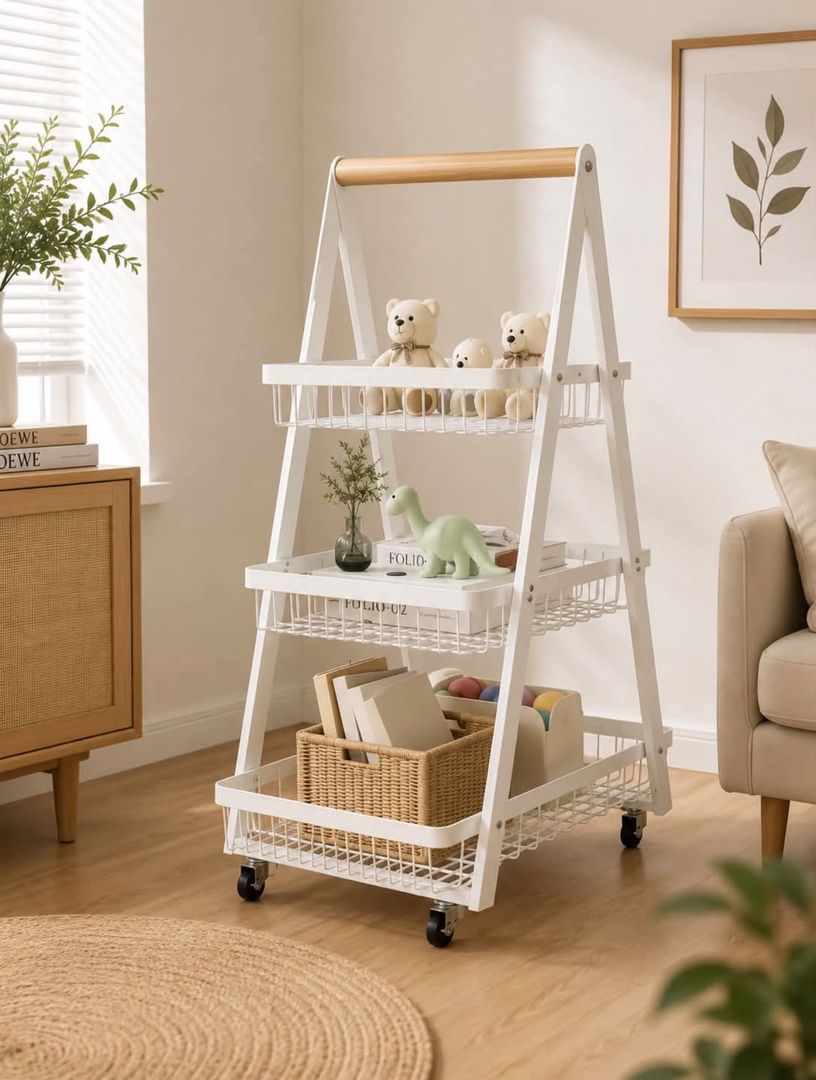 Organizador triángulo con ruedas 