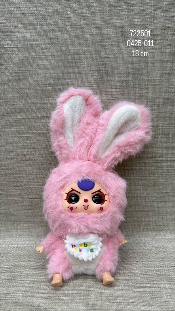 MUÑECA KAWAI ROSA 18 CM