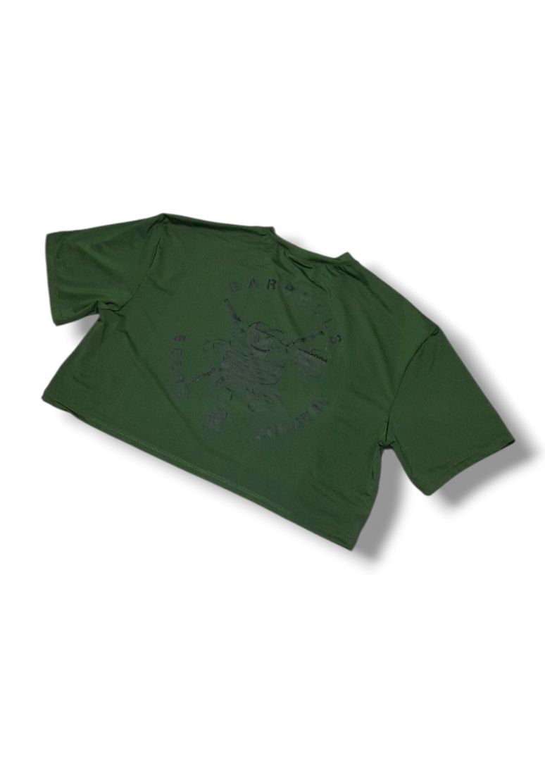 Crop tops oversize con mangas
