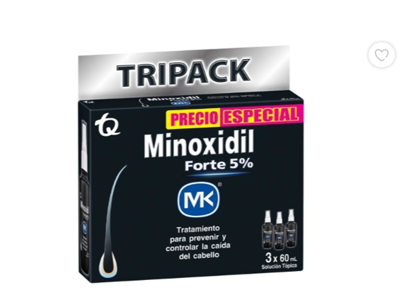 TRIPACK MINOXIDIL MK  84€