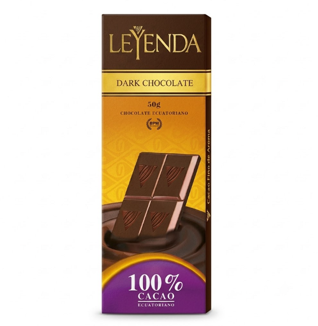 CHOCOLATE LA LEYENDA 100% X 50GR