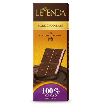 Imagen del producto CHOCOLATE LA LEYENDA 100% X 50GR