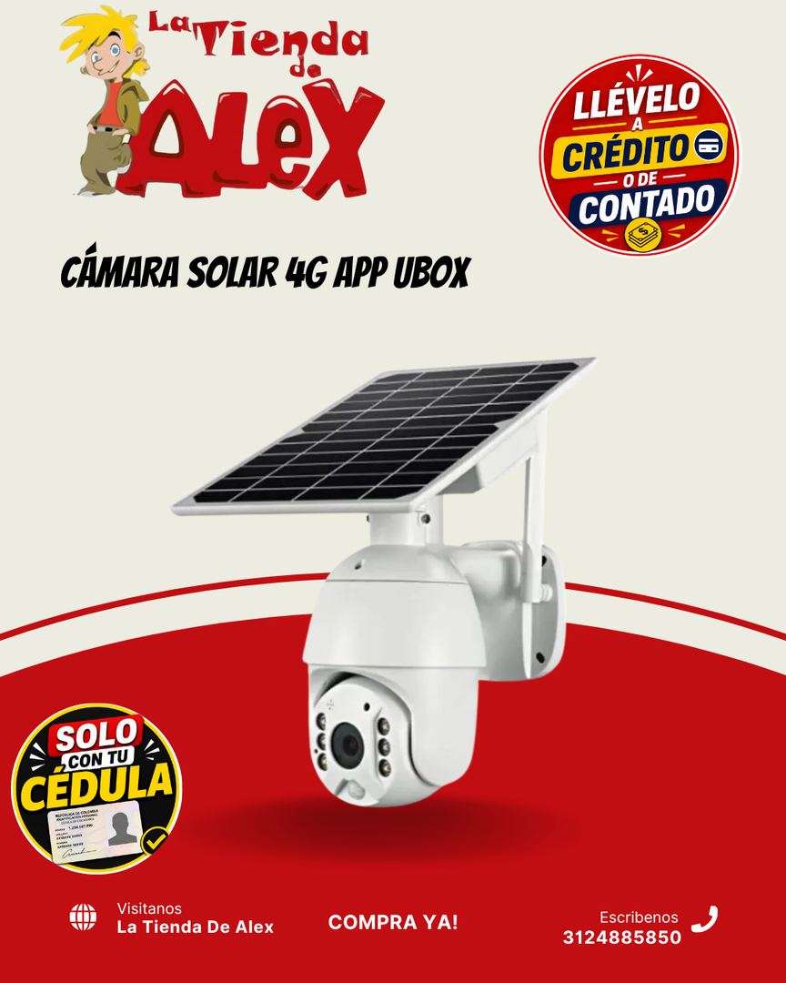 CÁMARA SOLAR 4G APP UBOX