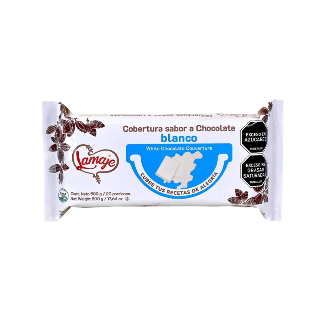 COBERTURA LAMAJE BLANCA*500G