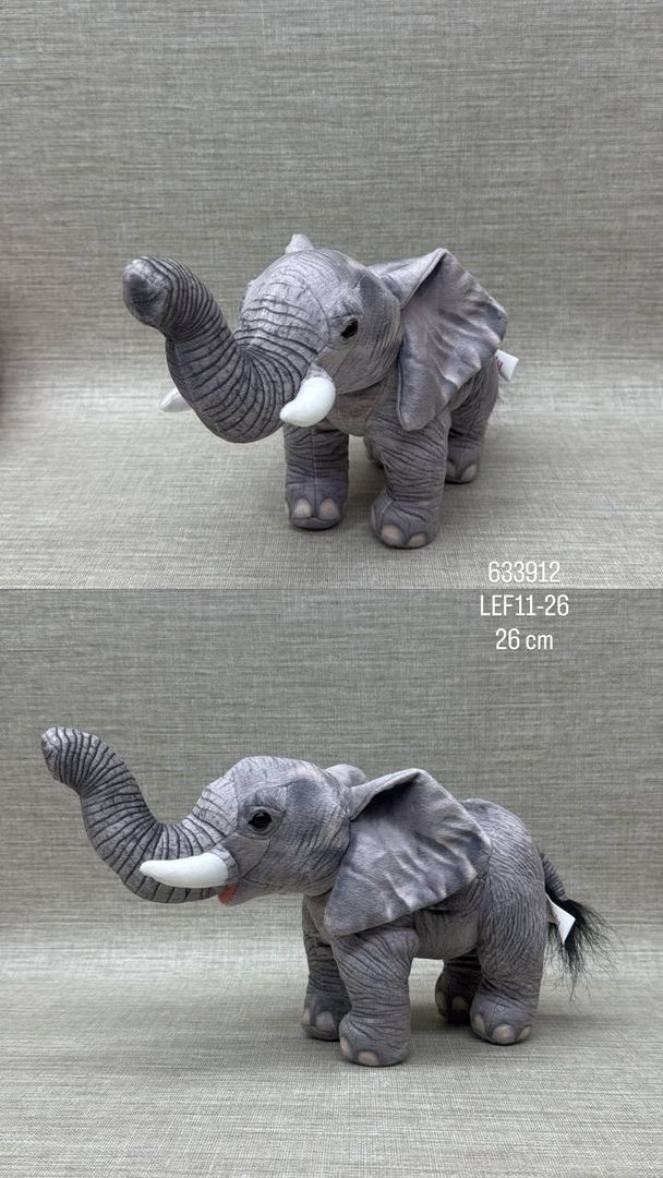 ELEFANTE REALISTA DE 26 CM