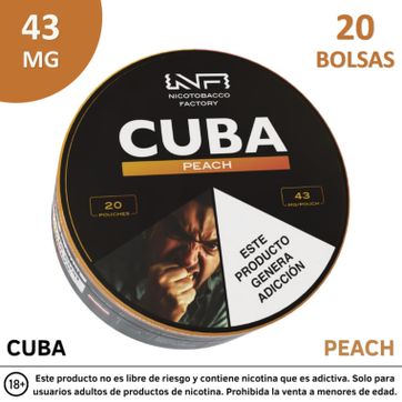 Imagen del producto Cuba Peach 43mg - Parches De Nicotina