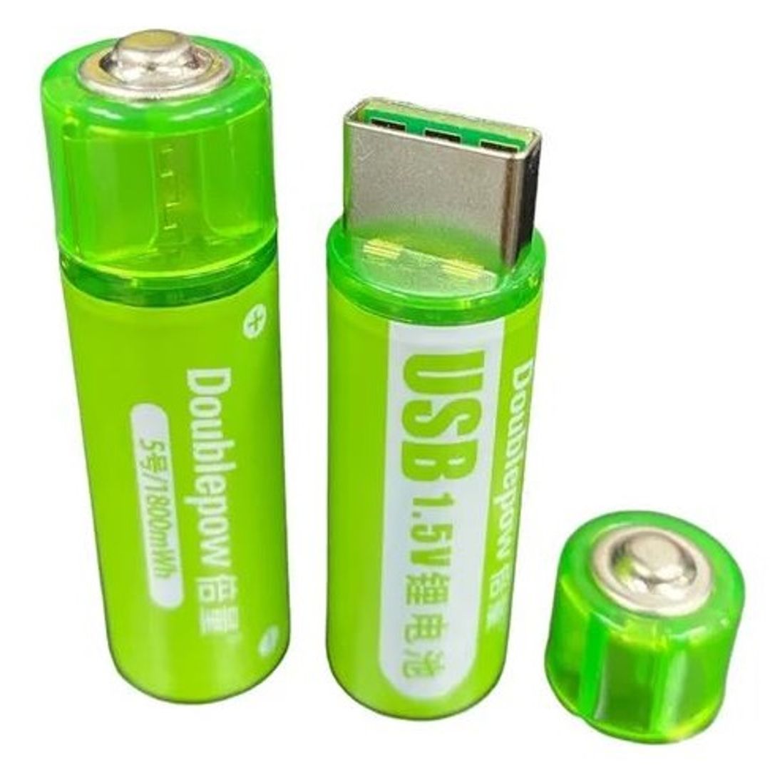 Pilas AA Recargables por USB Sharpstar 2000mAh