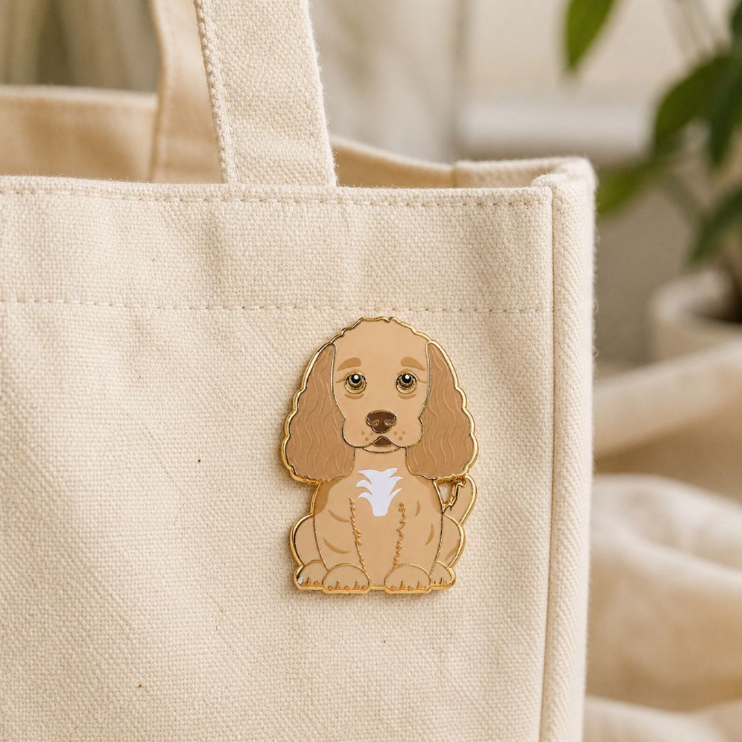 PIN COCKER SPANIEL CAFE