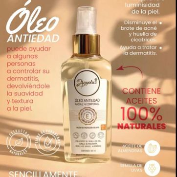 Aceite - óleo antiedad / hidratante Anyeluz  - imagen 3