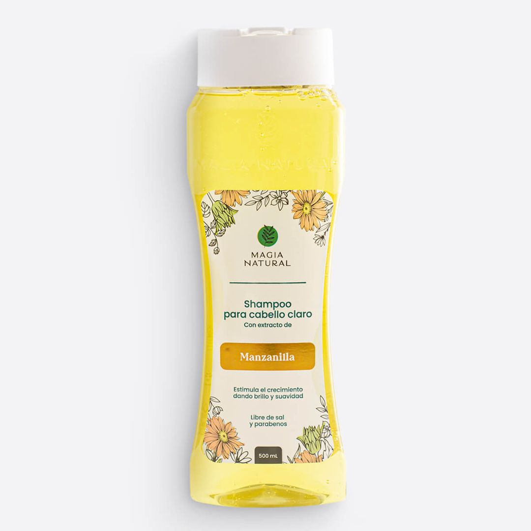 Shampoo con extracto de manzanilla Magia Natural