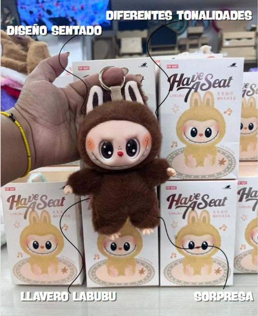 LABUBU LLAVERO (SORPRESA CON SONIDO)