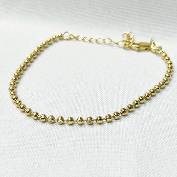 Imagen del producto Pulsera Militar Diamantada 18cm 2.5mm