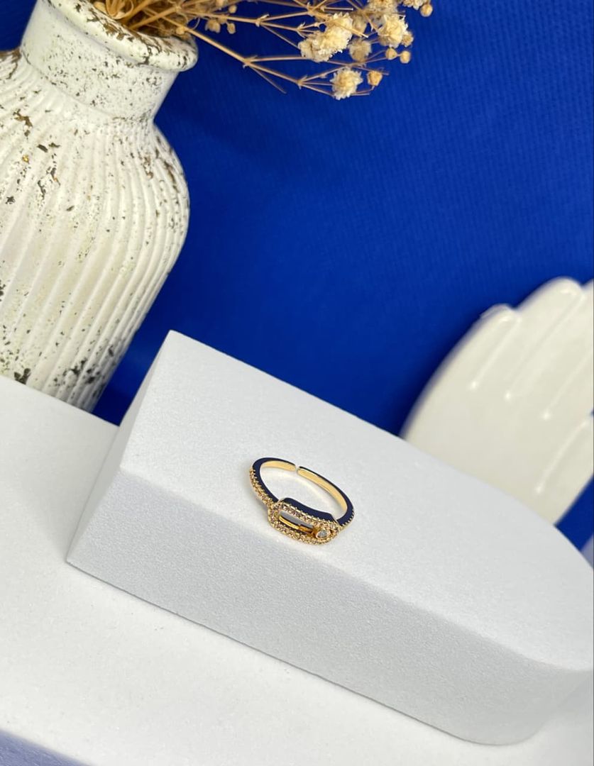 Anillo mesikka ajustable circonias