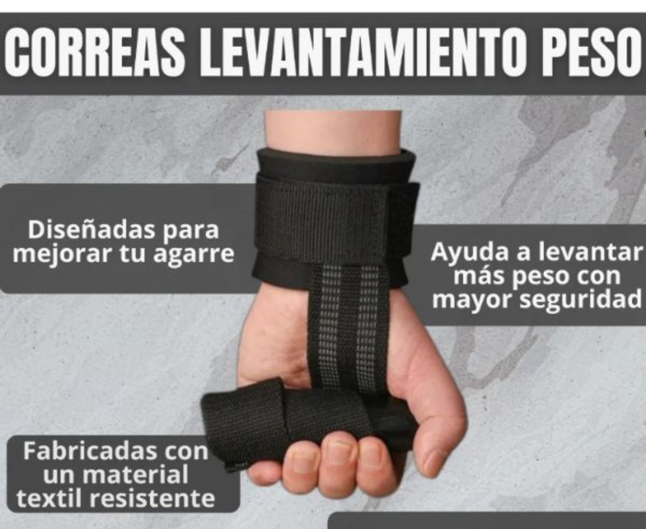 GUANTES CORREA STRAPS PARA GYM