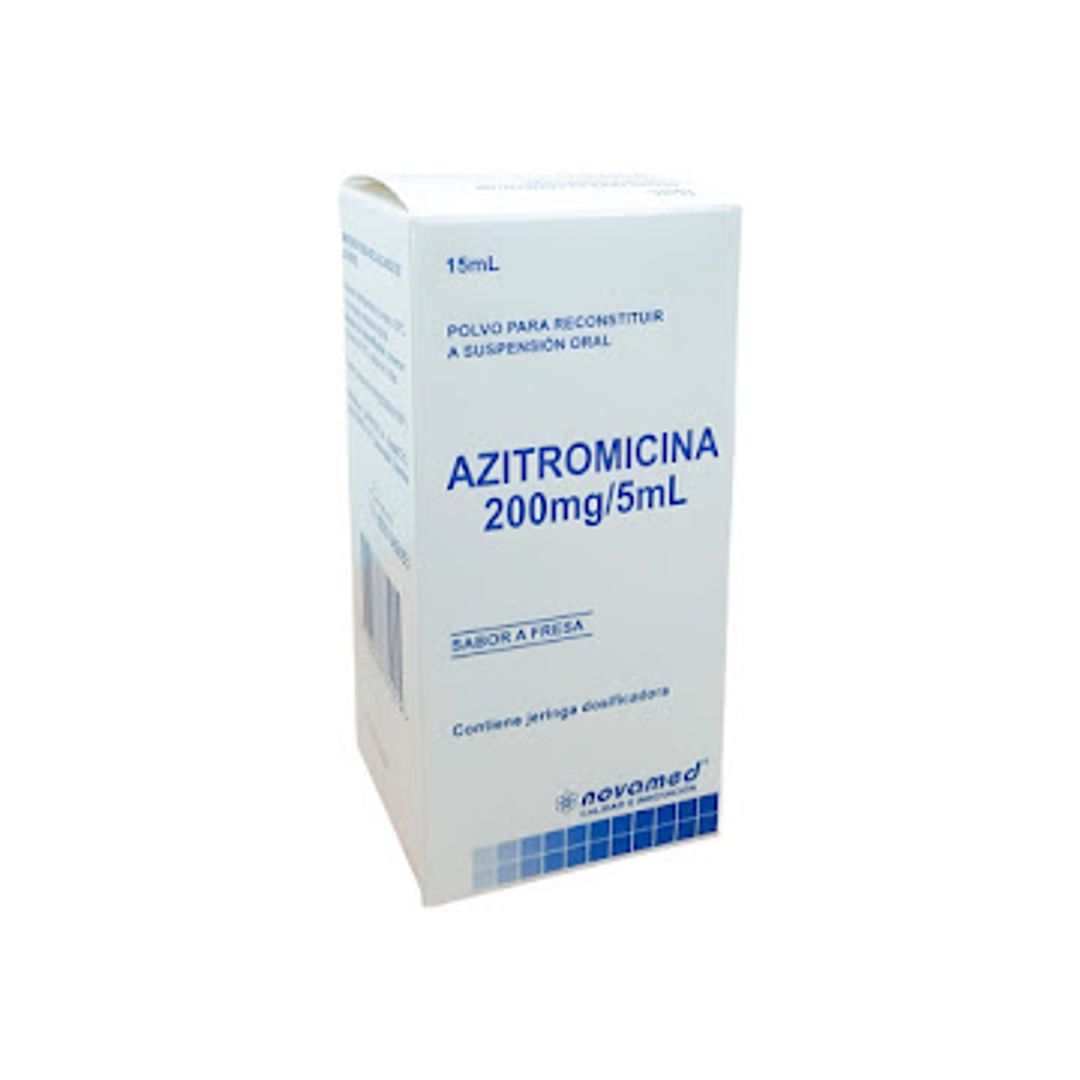 AZITROMICINA 200MG SUSP NOVAMED X 15 ML