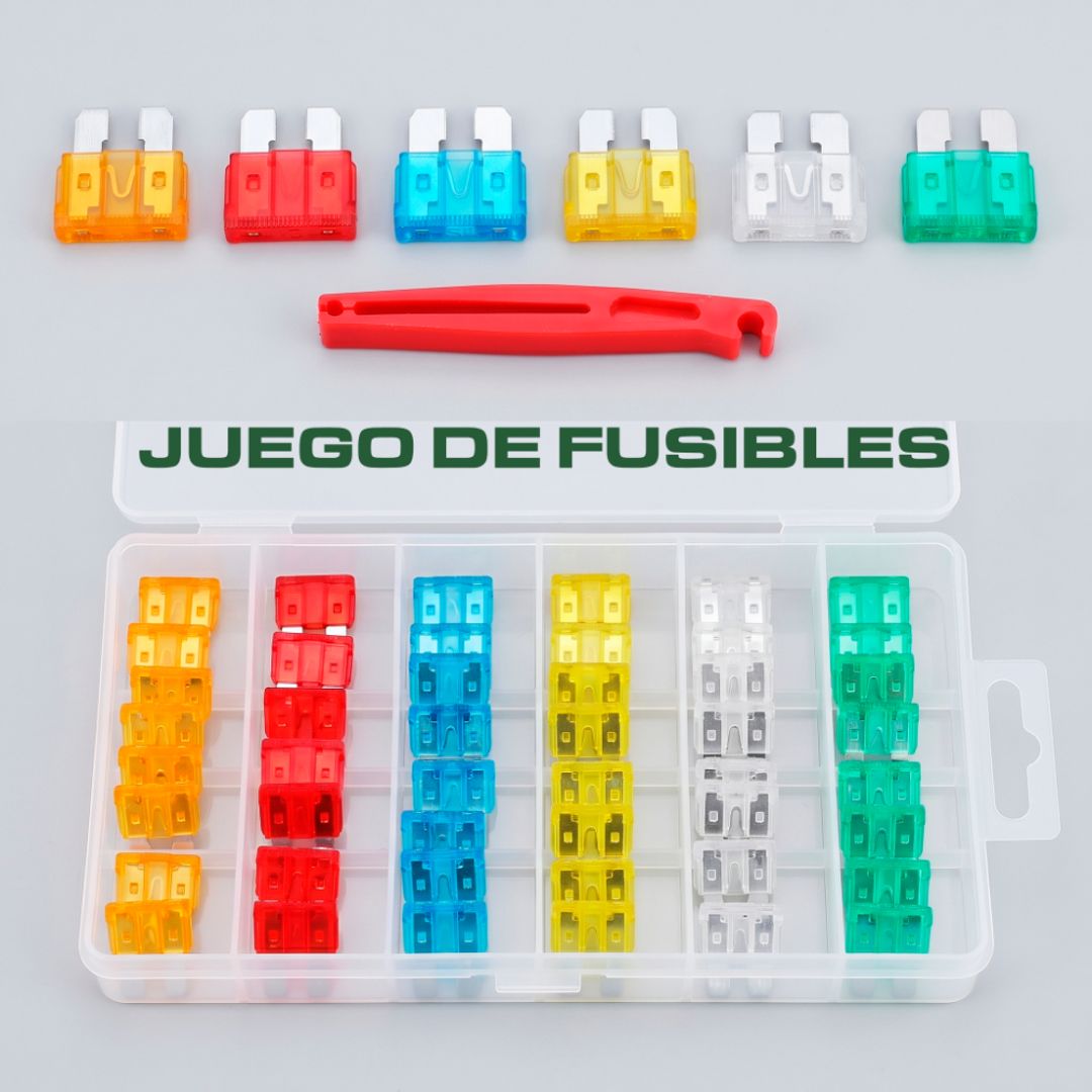 JUEGO DE FUSIBLES DE 49 PIEZAS 
