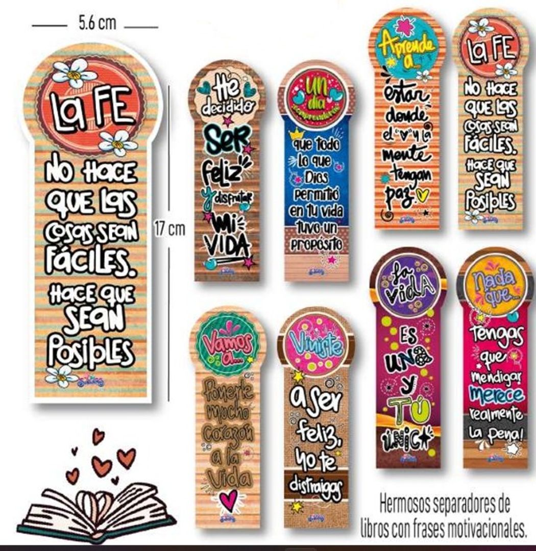 SEPARADORES DE LIBROS X 2