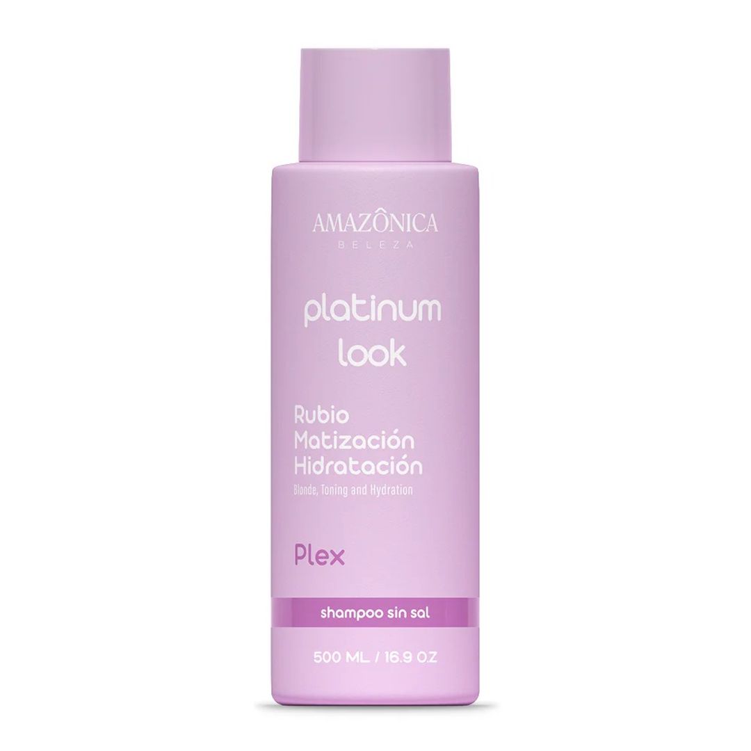 Shampoo Platinum Look Repara y Matiza el Pelo Rubio