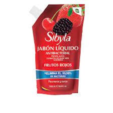 Imagen del producto  J. JABON LIQUIDO ANTIBACTERIAL FRUTOS ROJOS SIBYLA FULLER X 1.000 ML 040373