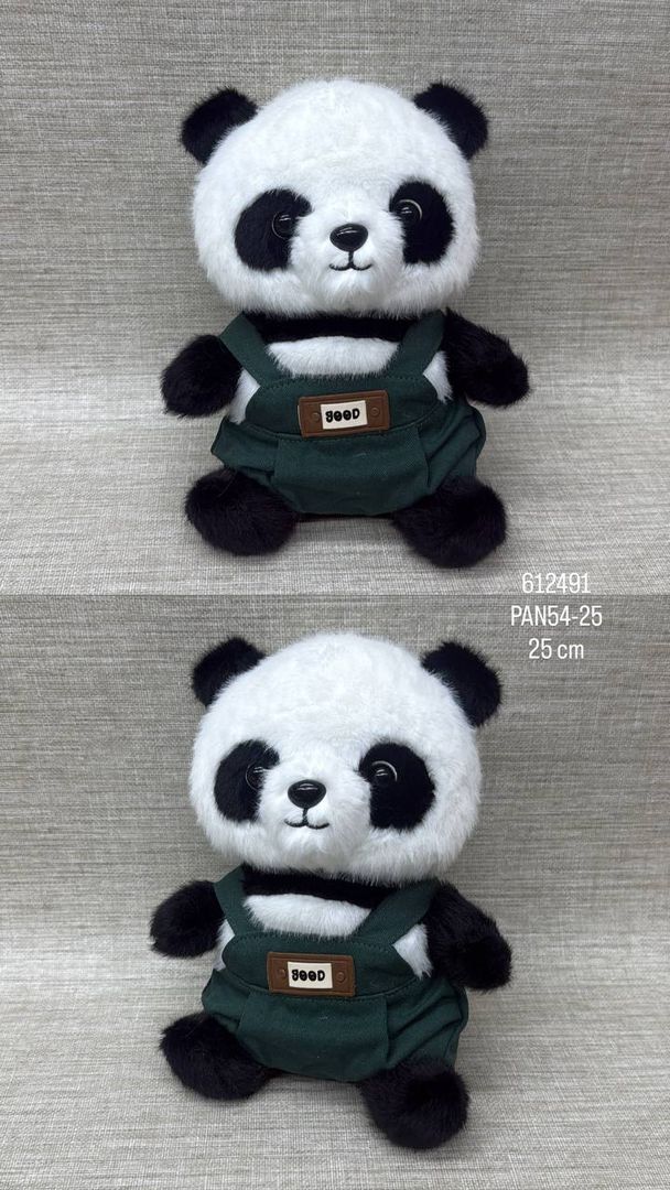 PANDA CON BRAGA DE 25 CM