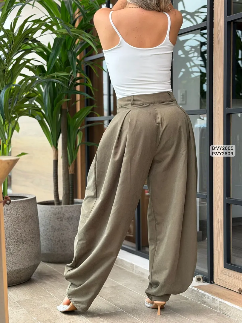 PANTALON PRENCES TIPO GLOBO VY2609