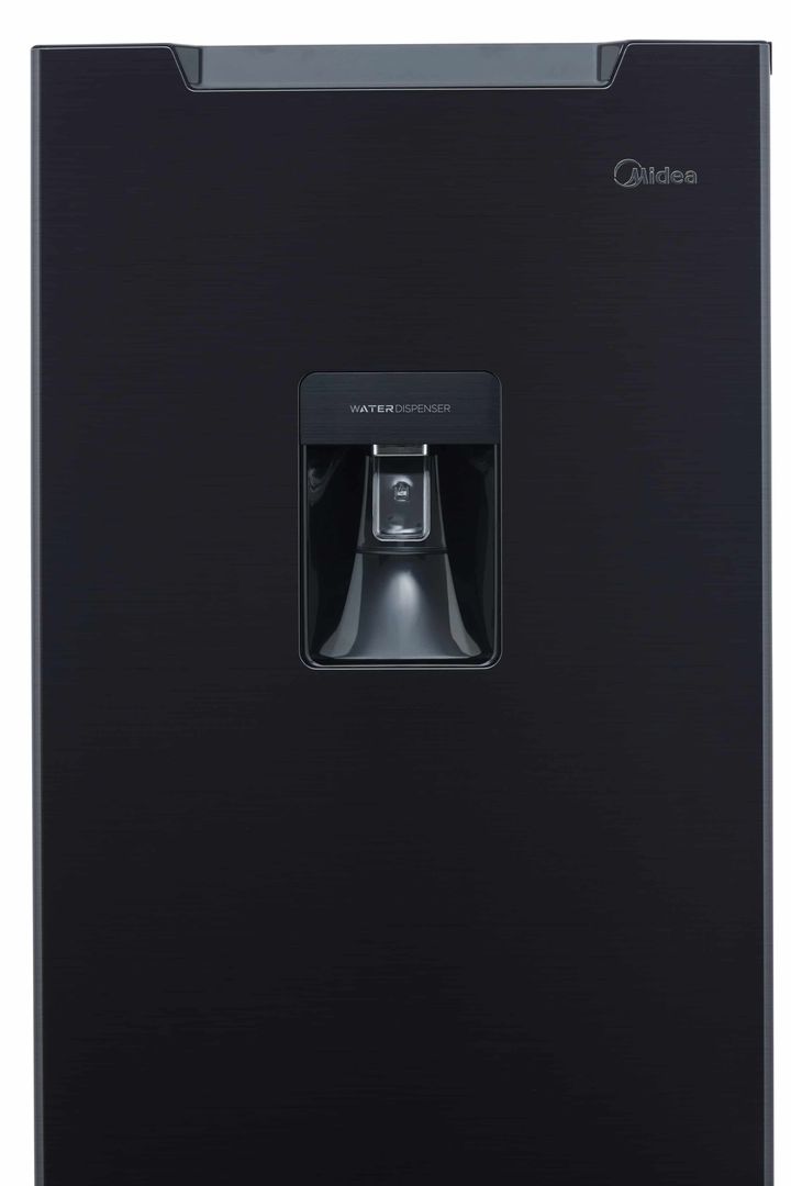 NEV MIDEA 187 LTS UNA PUERTA  NEGRO LOW FROST