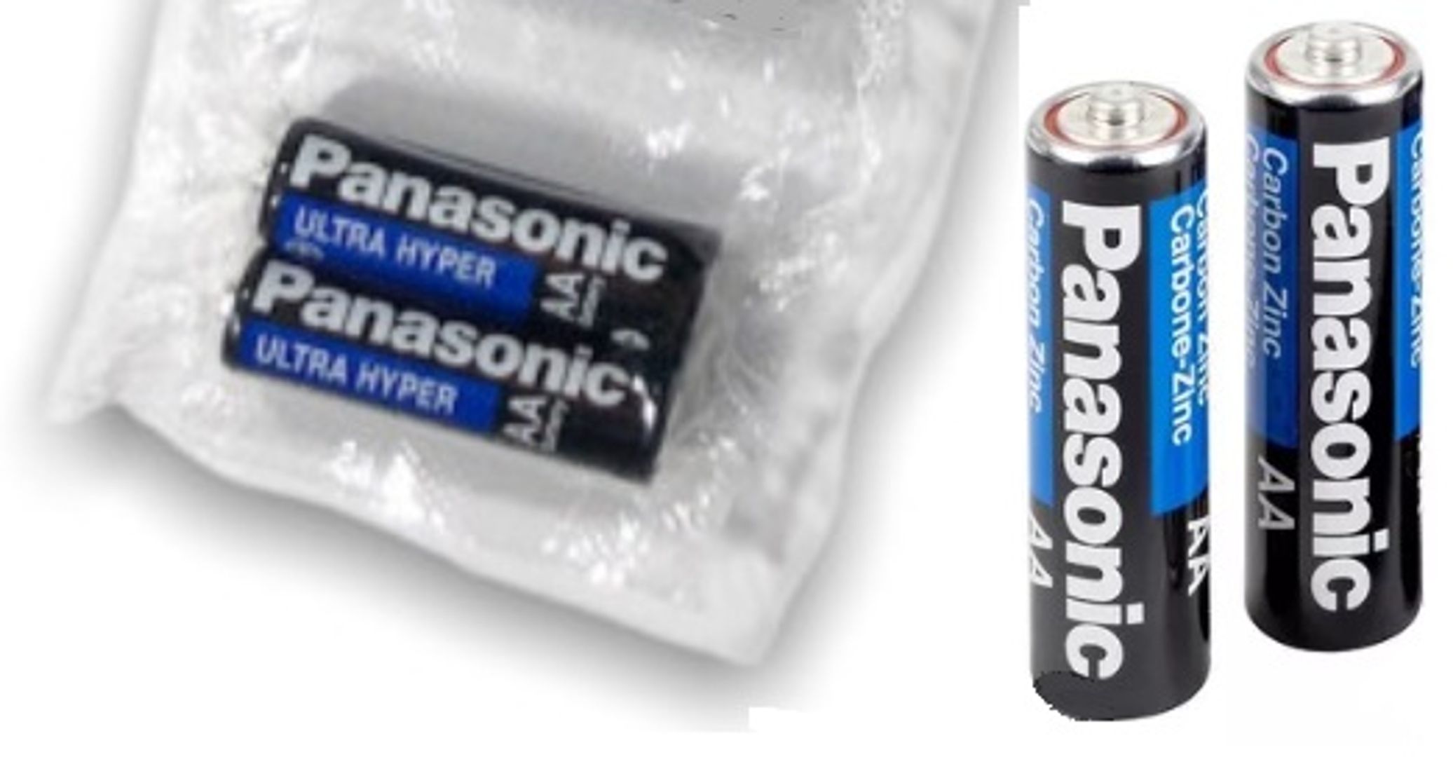 Pilas Panasonic AA sencillas