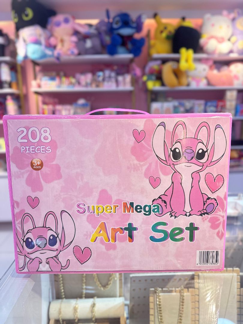 Set de arte 208 piezas diseños niña 