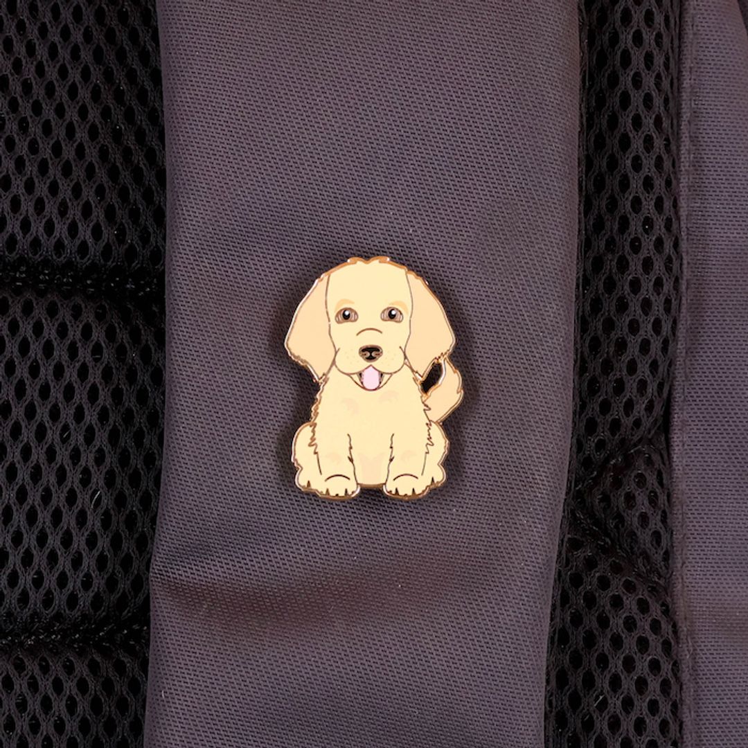 PIN GOLDEN RETRIVER