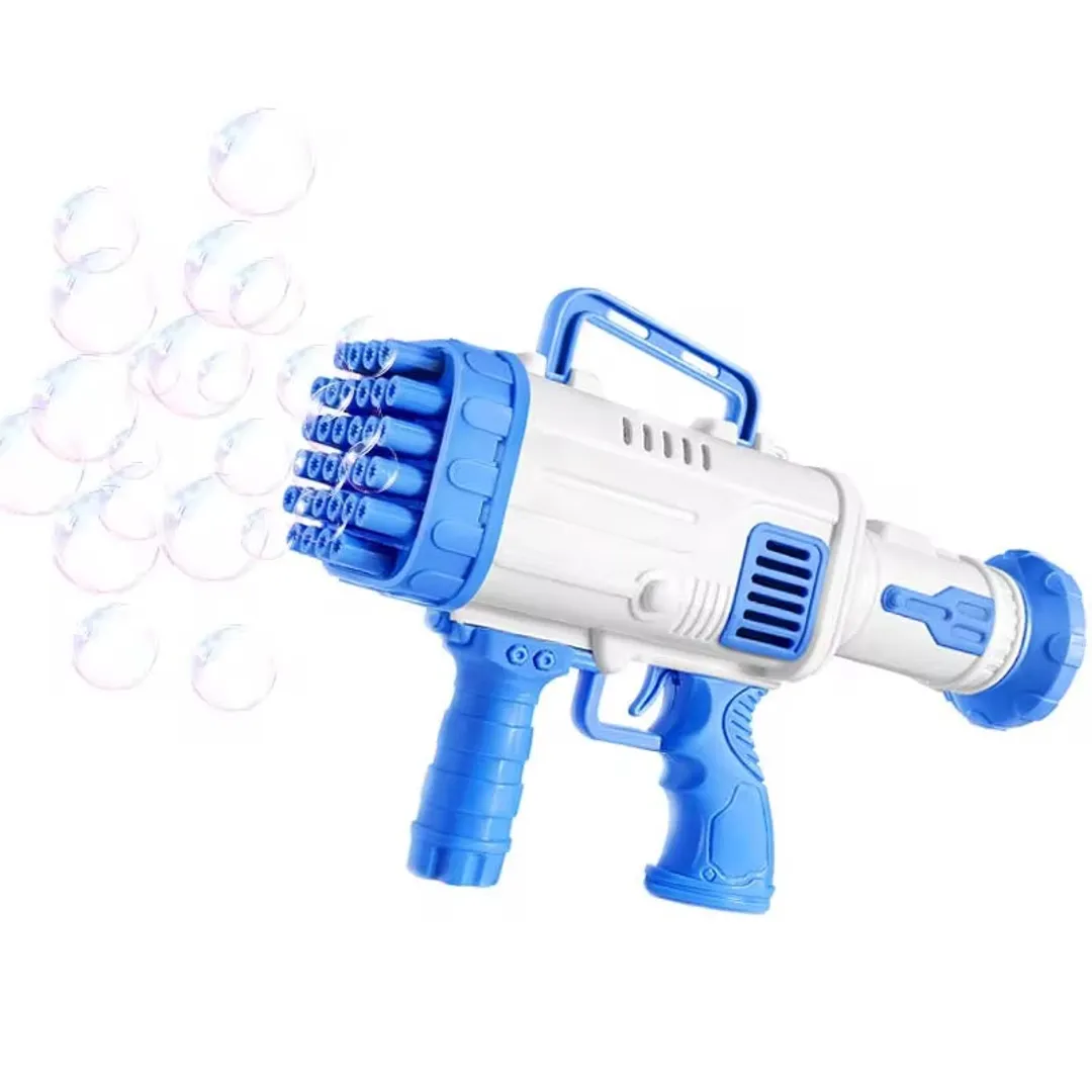 PISTOLA ELECTRICA DE BURBUJAS RECARGABLE