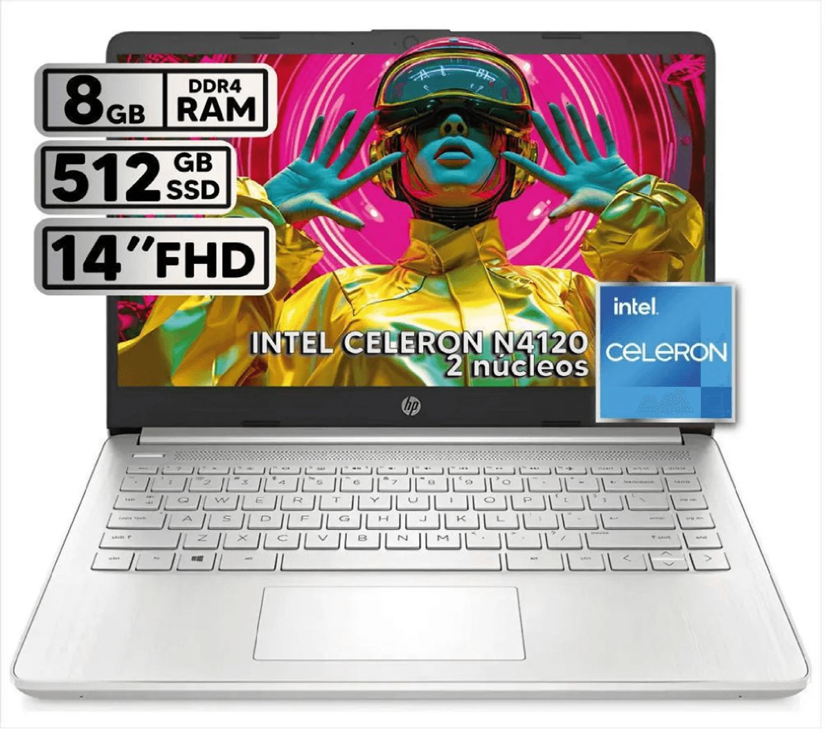 PORT HP 14"/CELERON N4500/8GB