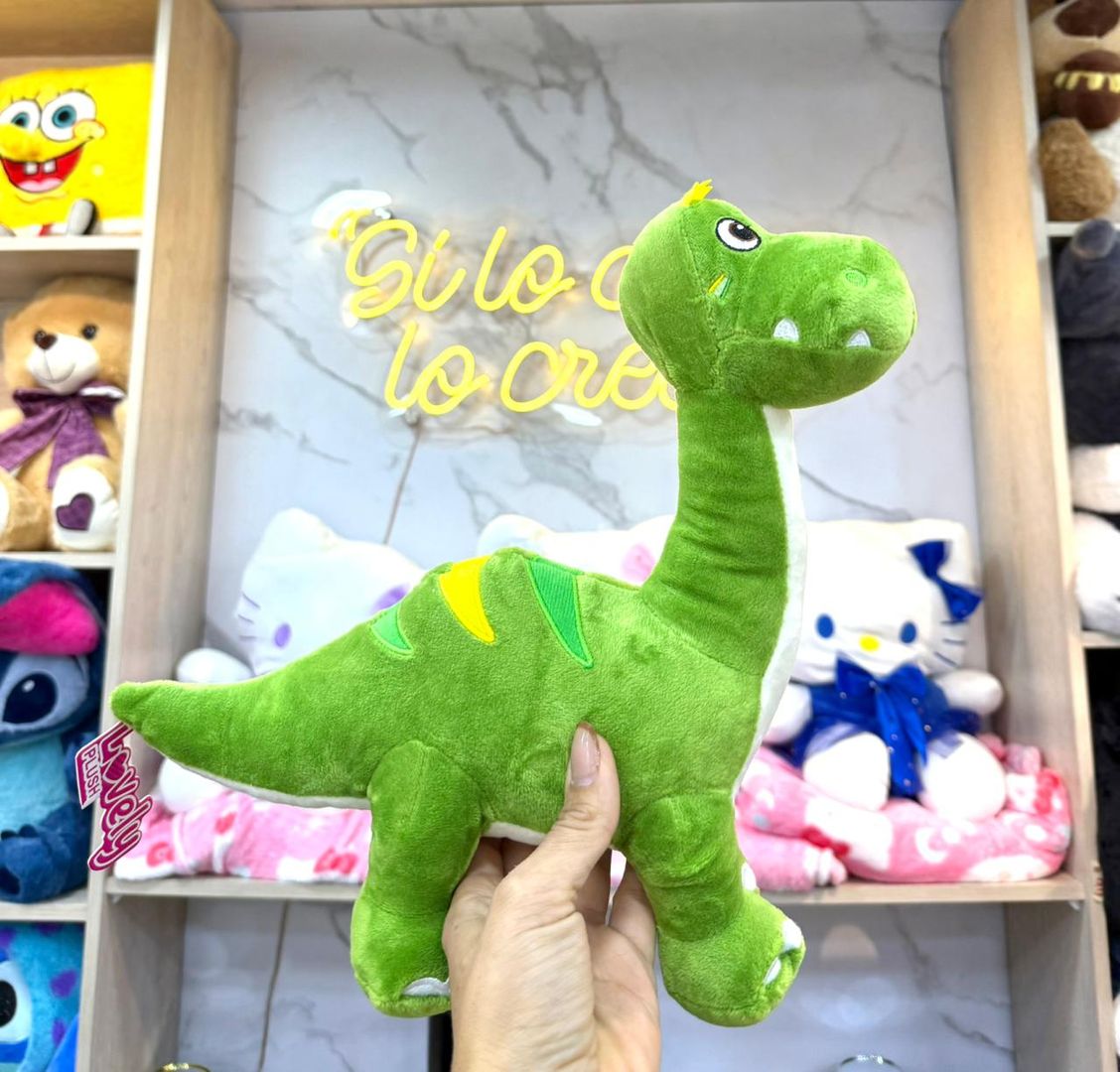 DINOSAURIO CUELLO LARGO de peluche 30cm