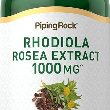 Rhodiola Rosea  1000mg 120 Cáp Piping Rock  - imagen 1