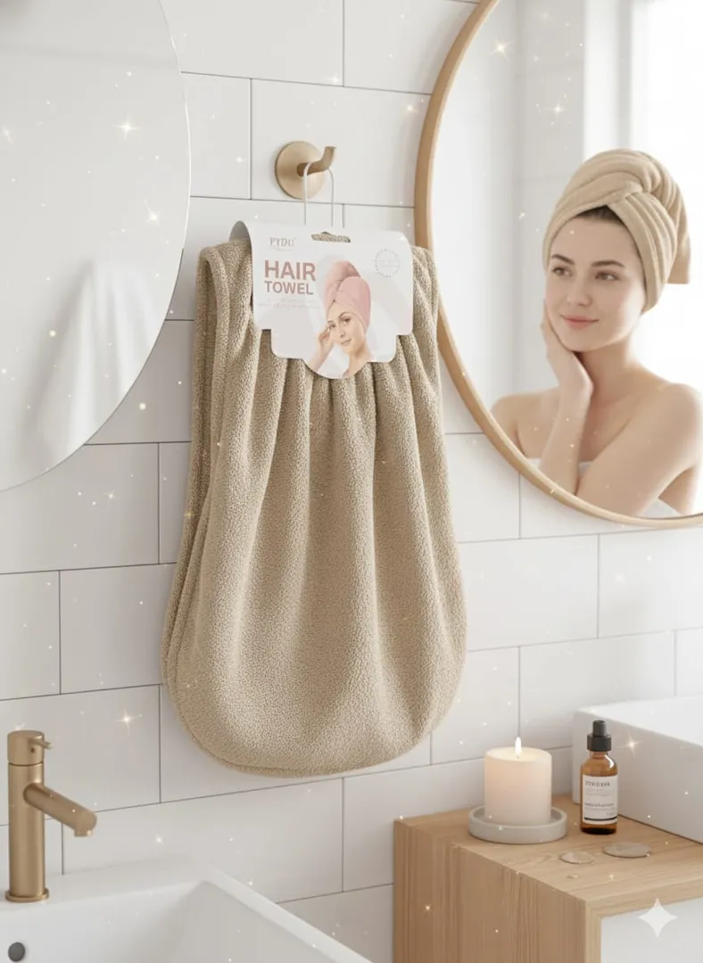 TOALLA DE MICROFIBRA PARA EL CABELLO