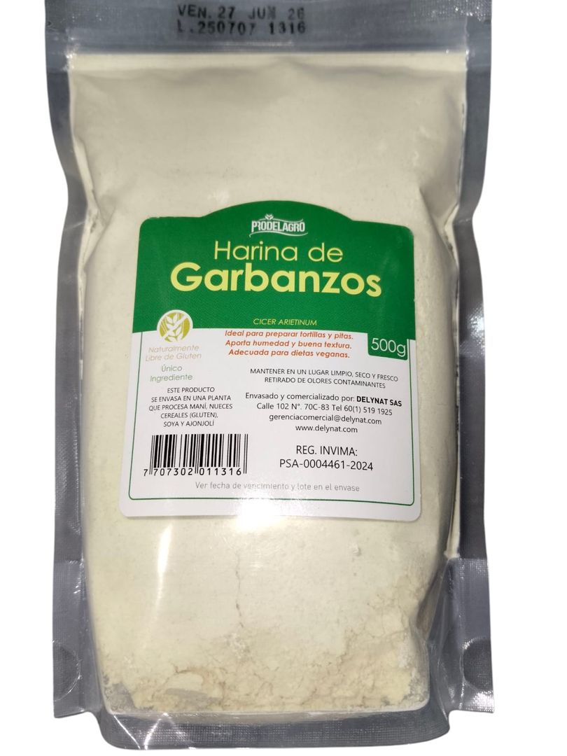 HARINA DE GARBANZO PRODELAGRO*500G