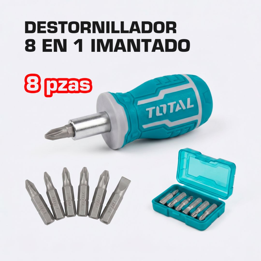 JUEGO DE DESTORNILLADORES 8 EN 1 