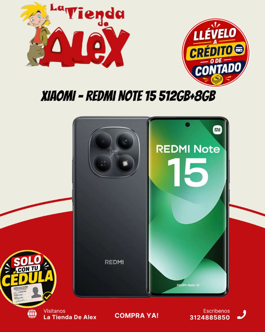 XIAOMI - Redmi Note 15 512GB+8GB