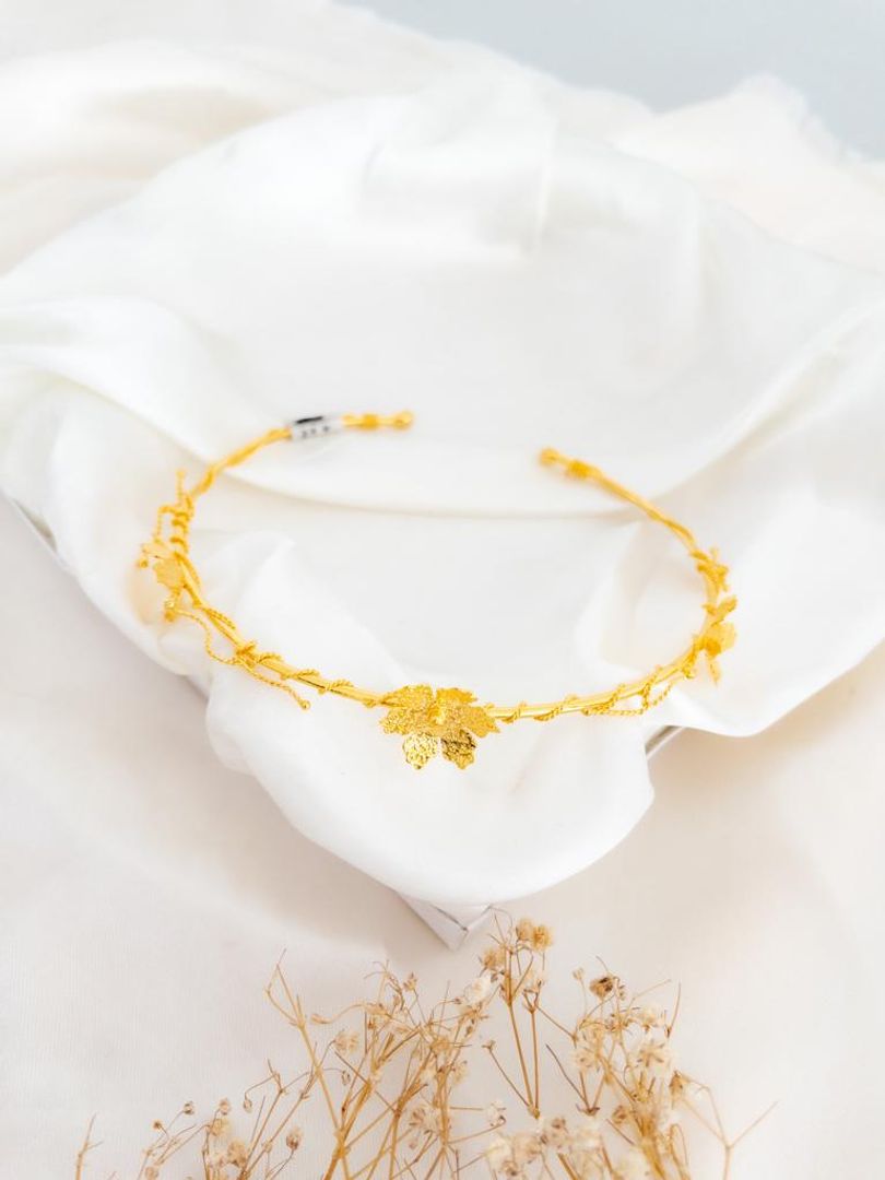 CHOKER FLORES ENTRELAZADAS